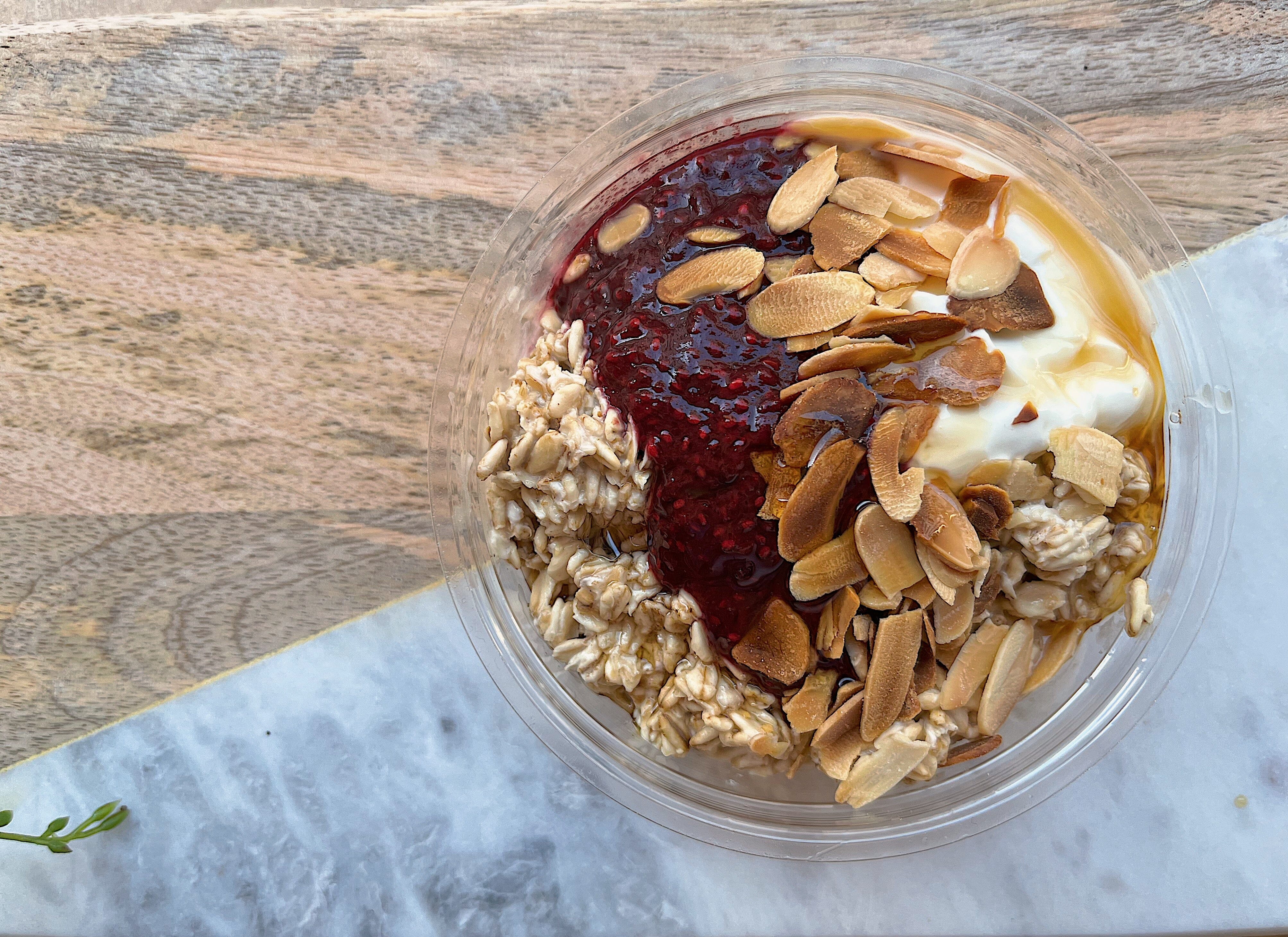 Kate's Overnight Oats with Chia Jam