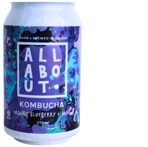 All About Kombucha | Blueberry & Mint