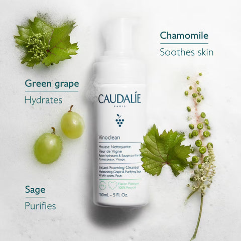 Caudalie | Vinoclean Foaming Cleanser