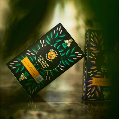 Cheerful Buddha | Lion's Mane Mushroom Green Tea