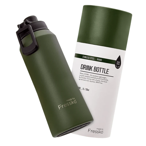 Fressko | Core Khaki Drink Bottle 1Ltr