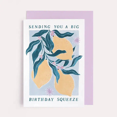 Lemons Birthday Card | Sister Paper Co