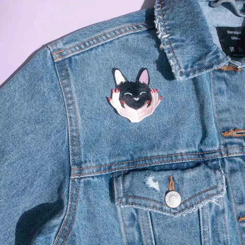 Malicieuse | Iron-On Patch Cat Hug