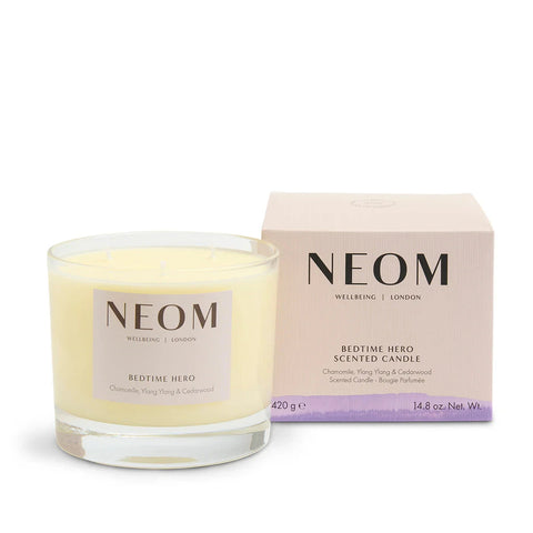 Neom Wellbeing London | Bedtime Hero Candle (3 wick)