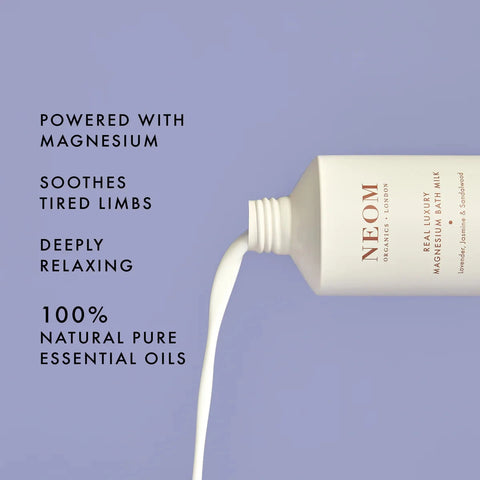 Neom Wellbeing London | Real Luxury Magnesium Bath Milk 300ml