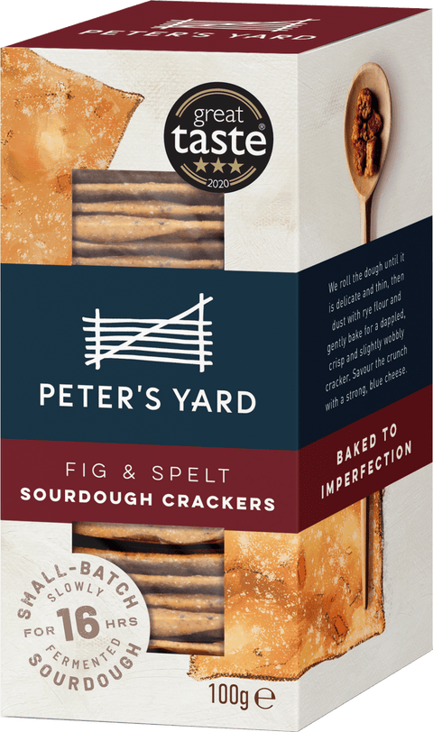 Peter's Yard | Fig & Spelt Sourdough Cracker