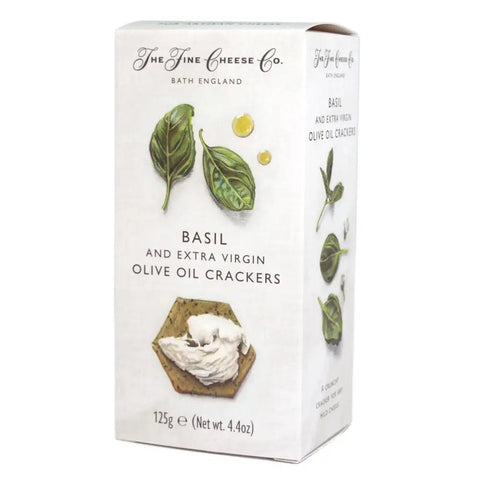 The Fine Cheese Co | Basil and Extra Virgin Olive Oil Crackers