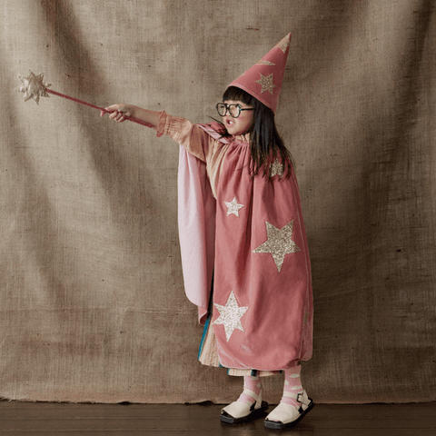 Meri Meri | Pink Velvet Wizard Costume