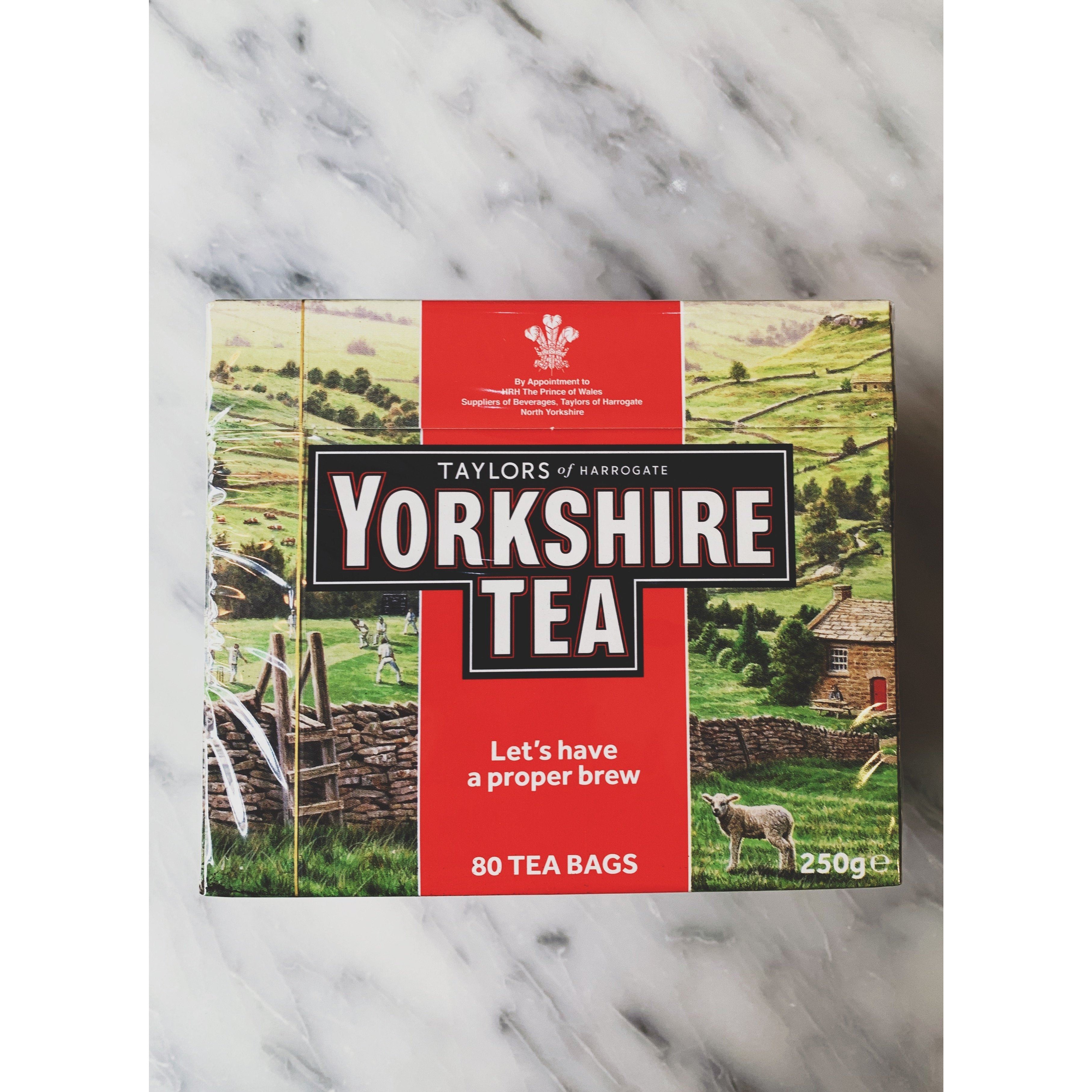 Yorkshire Tea, Red, 40 tea bags (125g) – Parthenon Foods