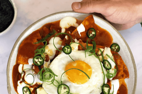 Blanco Niño's Perfect Brunch Chilaquiles Rojos