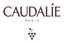 Caudalie logo. Purple font, transparent background