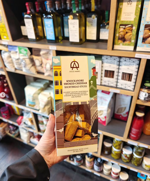 Dolce Amaro | Knockanore Smoked Cheddar Shortbread Sticks