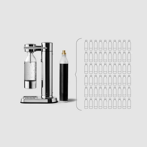 Aarke Carbonator Pro - Sparkling Water Maker - Steel