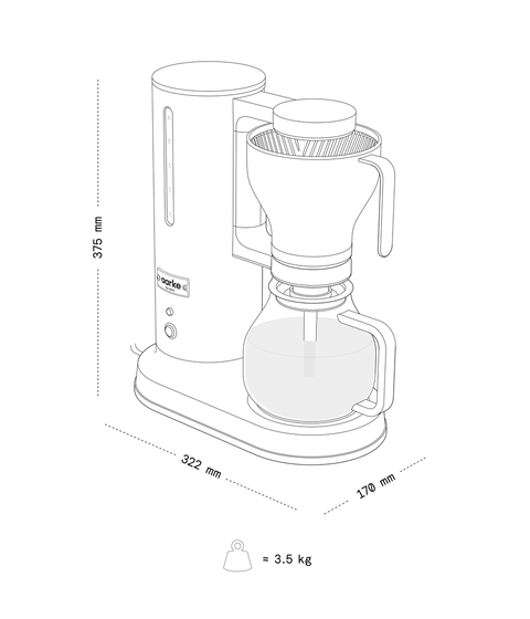 Aarke Coffee Maker Steel
