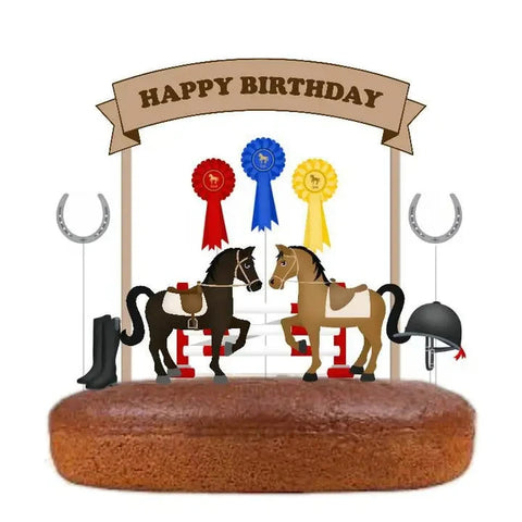 Adorei | Horse Riding Cake Topper