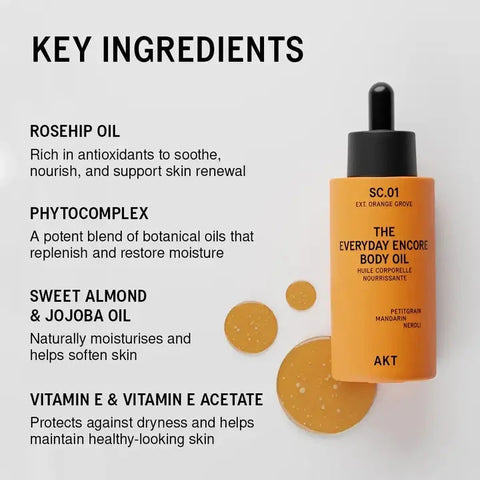 AKT | The Everyday Encore Body Oil Sc.01 Orange Grove