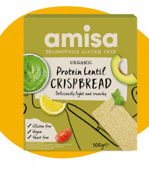 Amisa | Protein Lentil Crispbread