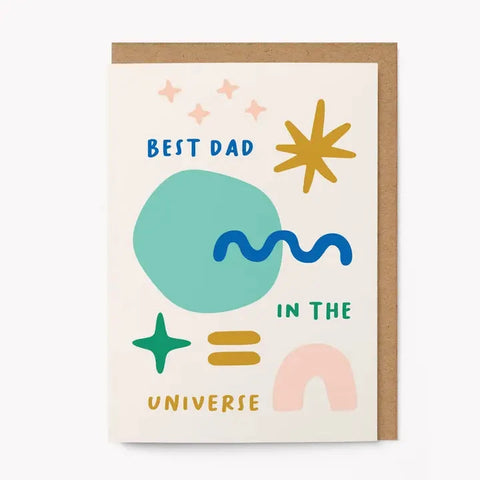 Best Dad in the Universe | Father's Day Greeting Card