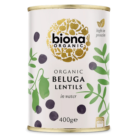 Biona Organic | Org Beluga Lentils in water