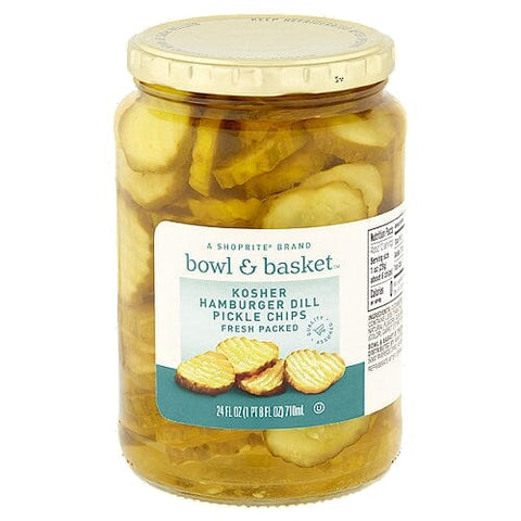 Bowl & Basket | Kosher Hamburger Dill Pickle Chips