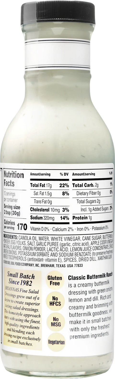 Briannas | Ranch Dressing