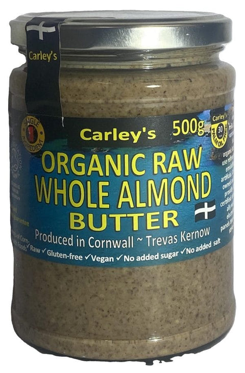Carleys | Organic Raw Whole Almond Butter