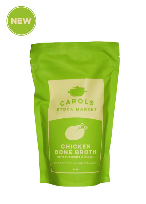 Carols | Chicken Stock with Tumeric and Ginger