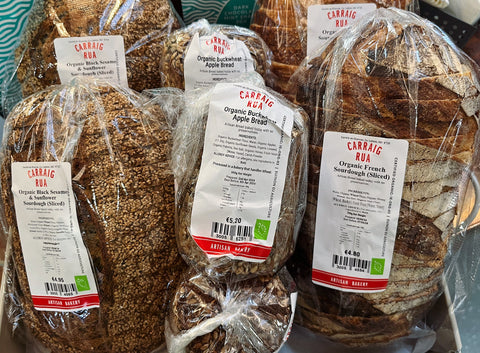 Carraig Rua | Organic Black Sesame & Sunflower Sourdough ( Sliced)