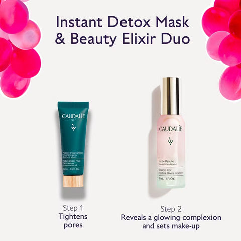 Caudalie | Beauty Elixir & Detox Mask Duo Gift Set