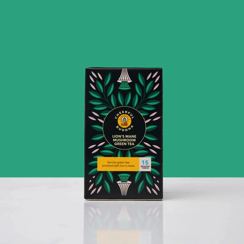 Cheerful Buddha | Lion's Mane Mushroom Green Tea