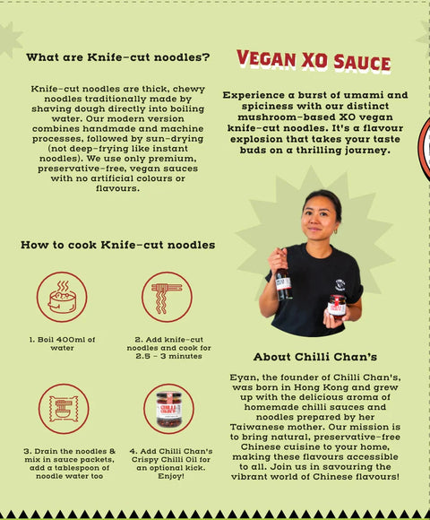 Chilli Chan's | XO Mushroom Knife-cut Noodles