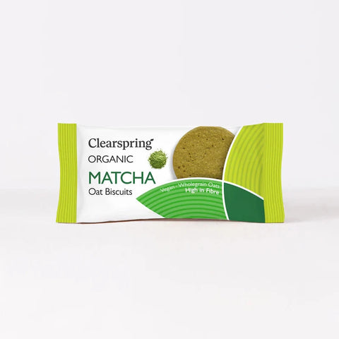 Clearspring | Organic Matcha Oat Biscuit