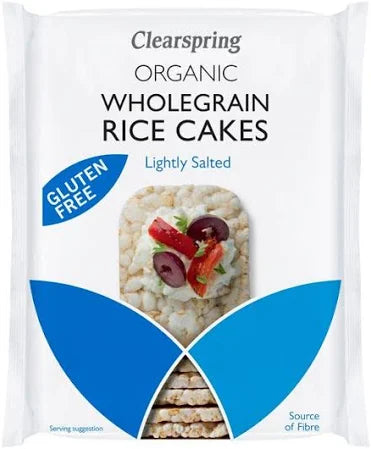 Clearspring | Organic Wholegrain Rice Cakes Lightly Salted