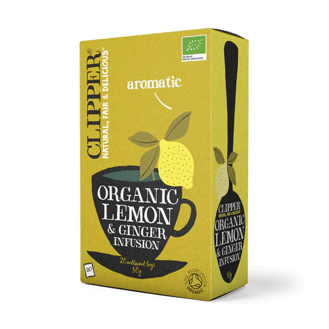 Clipper | Lemon and Ginger Tea Bags