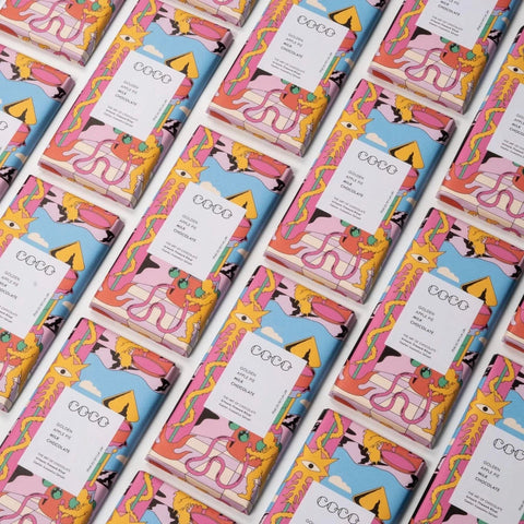 Coco Chocolatier | Golden Apple Pie Milk Chocolate Bar