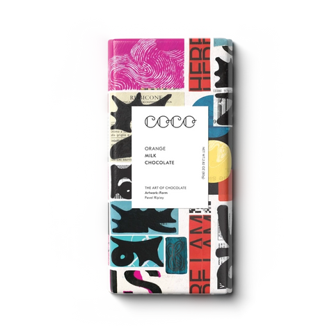 Coco Chocolatier | Orange Milk Chocolate Bar