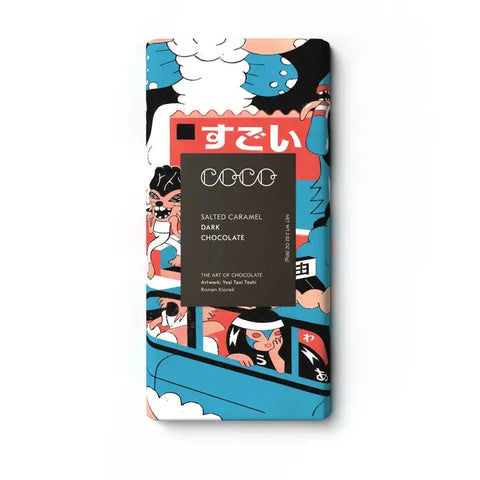 Coco Chocolatier | Salted Caramel Dark Chocolate Bar