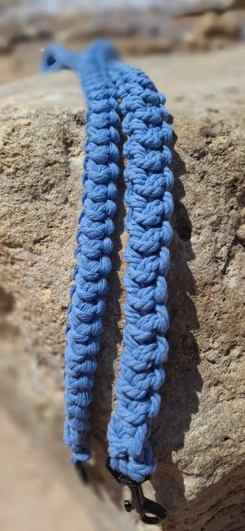 Crafty Cunús | 1 Metre Slim Dog Lead Blue