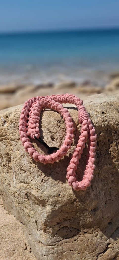Crafty Cunús | 1 Metre Slim Dog Lead Coral