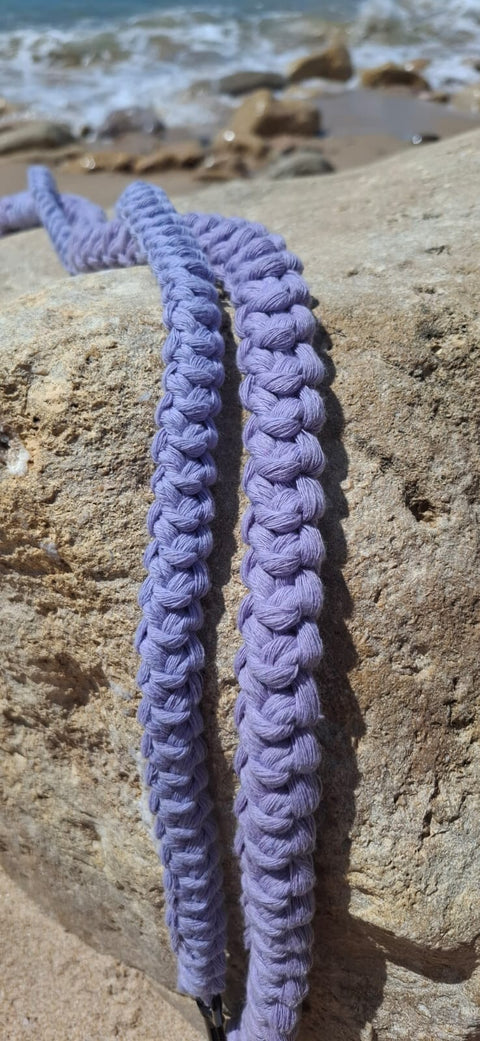 Crafty Cunús | 1 Metre Thick Dog Lead Lilac