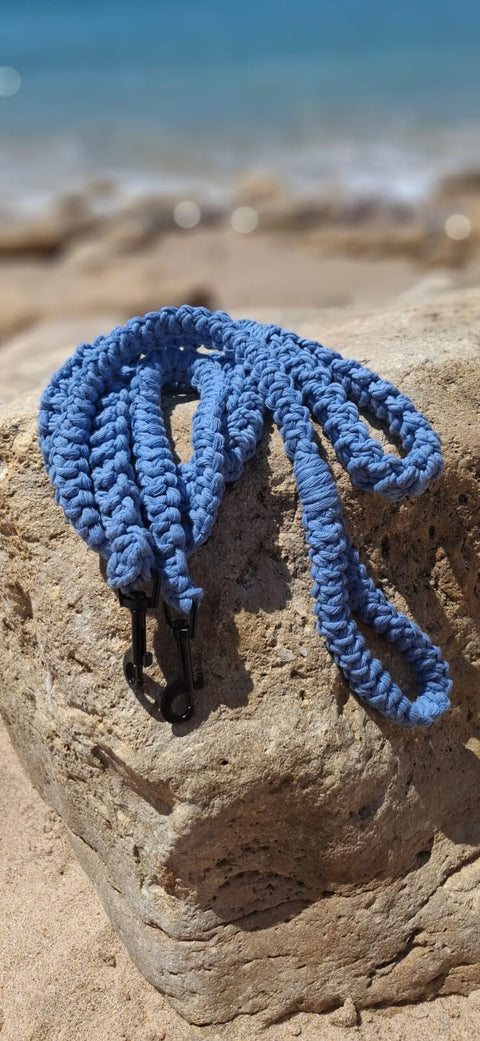 Crafty Cunús | 1.5 Metre Slim Dog Lead Blue