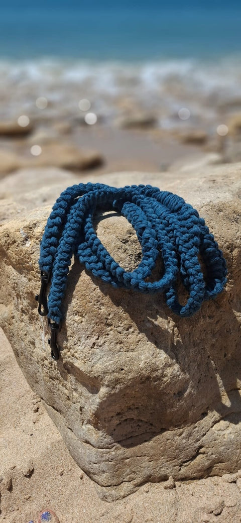 Crafty Cunús | 1.5 Metre Slim Dog Lead Navy