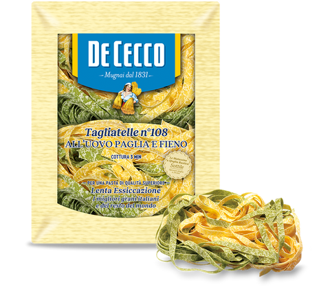 De Cecco | Tagliatelle n° 108 all'uovo paglia e fieno