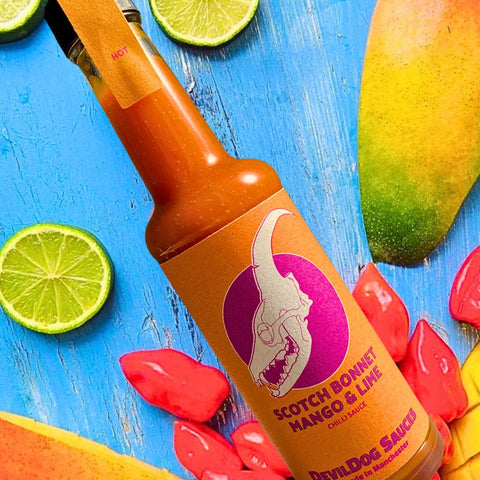 DevilDog Sauces| Mango, Scotch Bonnet, & Lime Chilli Sauce