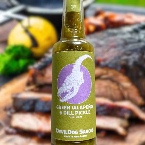 DevilDog Sauces | Green Jalapeño & Dill Pickle