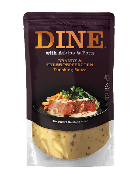 DINE with Atkin & Potts | Brandy & Three Peppercorn Sauce