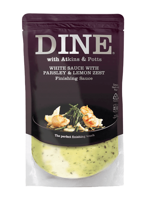 Dine With Atkins and Potts | White Sauce with Parsley and Lemon Zest