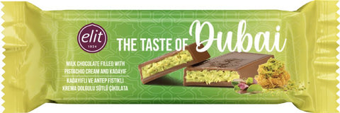 Elit | Milk Chocolate with Pistachio Cream & Kadayif Bar 30g