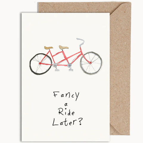 Fancy A Ride Later? | WeirdWaterColours
