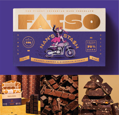 Fatso | Nan's Stash | Peanut, Toffee & Digestive Biscuit